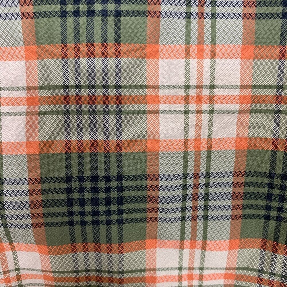 Eddie Bauer Womens L Long Sleeve Shirt Plaid Green Hiking Lightweight Travel - Picture 7 of 15